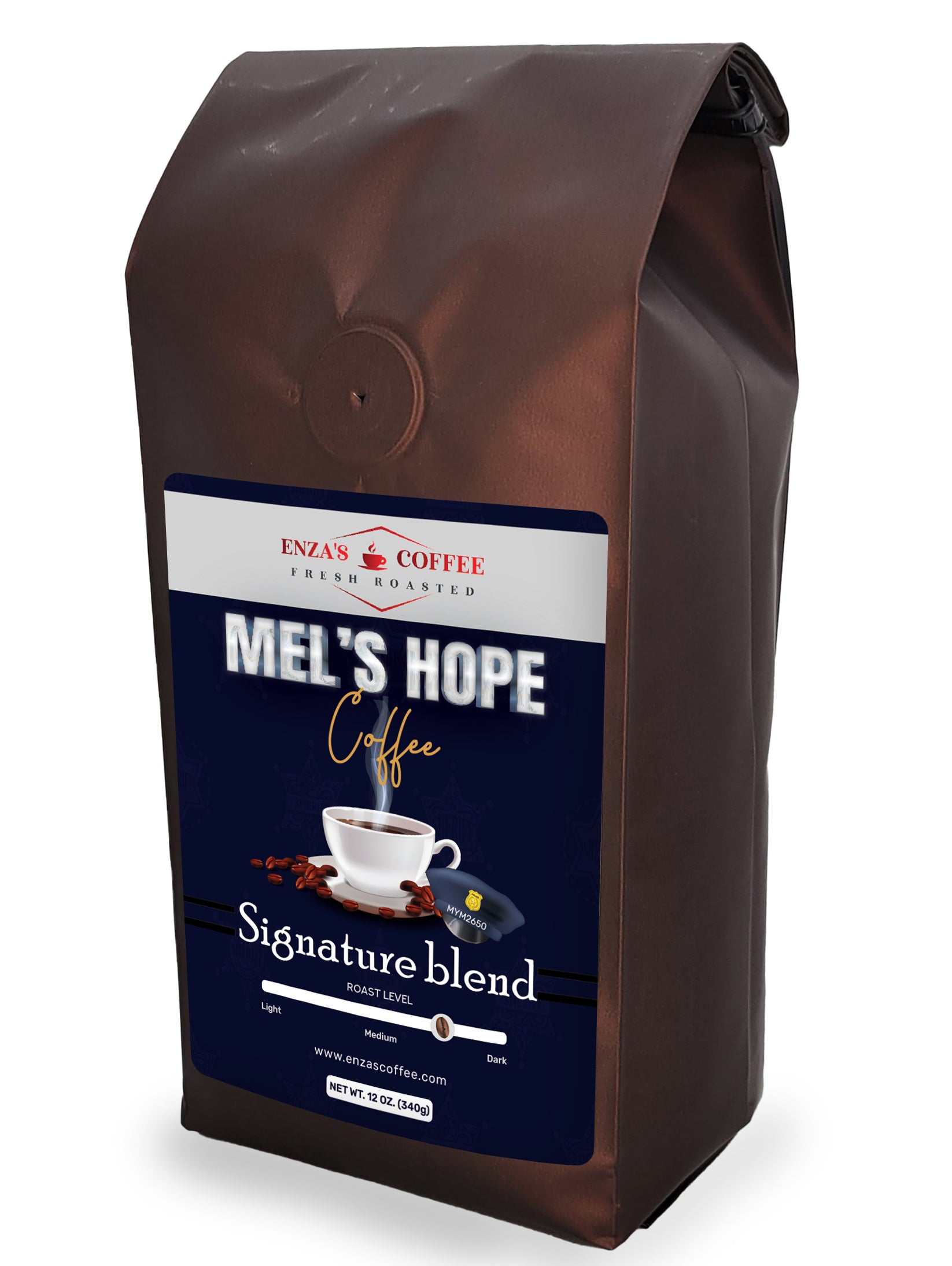 Mel's Hope Signature Coffee Blend – Medium-Dark Flavors – Enza's